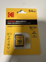 KODAK 64GB microSDXC 記憶卡