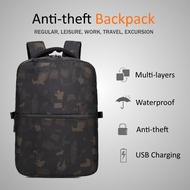 Ready Stock OZUKO Anti-theft Backpack with USB