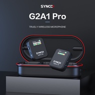 ไมโครโฟนไร้สาย Synco G2 Pro พร้อมเคสชาร์จหนีบไมโครโฟนโทรศัพท์มือถือสัมภาษณ์สดลดเสียงรบกวน
