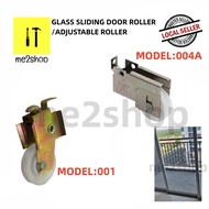 (2PCS) GLASS SLIDING DOOR ROLLER / ADJUSTABLE ROLLER (MODEL:001 OR 004A)