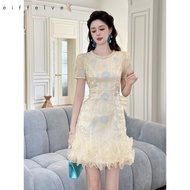 IBUY 💗Summer Hip Dress - Diamond Embroidery, Stylish & Elegant