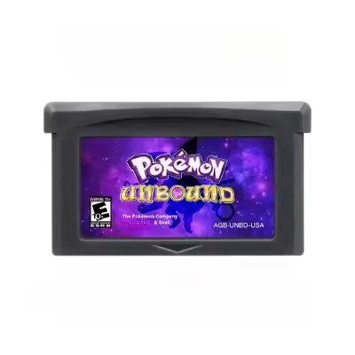 Pokemon Unbound GBA Game Cartridge 32-Bit Video Game Console Card Fan Games English Language for GBA