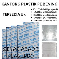 (Variant) PE Plastic UK 20X35 17X35/ 15X30/ 12X25/ 10X20/ Ice Plastic/ Sugar Plastic Bag