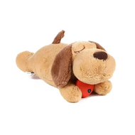 A Happy Sleep Aid สุนัข Heartbeat ของเล่นความวิตกกังวลบรรเทาตุ๊กตาสัตว์โกหกสุนัข Fidget ของเล่นพฤติก