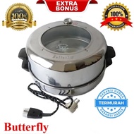 Butterfly Electric Round Oven 800watt Aluminum Premium Baking Pan Butterfly Electric Oven