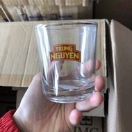 Set Of 6 Trung Nguyen Cao Glass Cups - Imported Goods Indonesia [Commitment To Return If Broken]