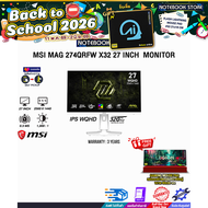 [ผ่อน 0% 10 ด.]MSI MAG 274QRFW X32 27 INCH  MONITOR (IPS WQHD 320Hz)/ประกัน 3 Years
