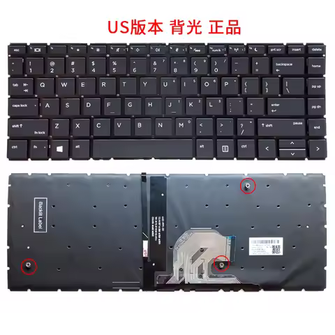 US/RU/SP Keyboard For HP ProBook 440 G6/440 G7/445 G6/445 G7 HSN-Q15C/-Q24C/-Q21C ZHAN 66 PRO A 14 G