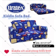 【hot Sales♡】 Uratex bed sit and sleep sofa for kids (0-5 yrs old)