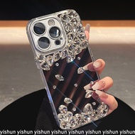 Ốp Lưng Điện Thoại Bảo Vệ Sang Trọng Cho Apple 16Pro Max iPhone 15Pro Thời Trang IP14 Cao Cấp 13Pro