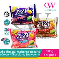 Alibaba Zizi Makaron Biscuits Chocolate Strawberry Cream Flavors 12g X 24 packs Per Bag