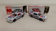 Tomica 日製 紅盒 84-3-1 長棍 及 特注 20-5-12 Nissan Skyline Racing Reebok GTS-R31  GTR 已貼 玩具 模型車 每部$650 新年 非 