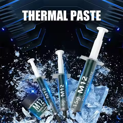 High Performance Thermal Grease Paste 12.4W/mK for CPU GPU Cooling - 1g/4g/8g/15g/30g Options - Suit