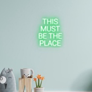 THIS MUST BE THE PLACE 霓虹燈LED發光字Neon Sign 床頭燈