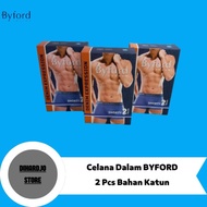 KATUN BYFORD Men's Boxer Shorts, 2 Pieces, Denim Cotton Expression