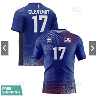 FRANCE Men's Volleyball Olympics 2020 Jersey (BLUE)