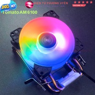 Tản nhiệt khí tản nhiệt CPU TOMATO AM 6100 Fan Cpu Có Đèn Led RGB - ĐT Phương Uyên