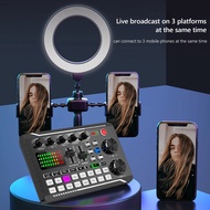 (Mitti Cell) Live Soundcard F998 Live Audio Mixer Broadcast Recording Karaoke - Sound Card Termurah