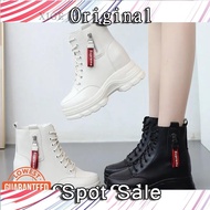 JF4 Large Size Women's Shoes Feet Wide Fat Sister 35-43 Inner Heightening Martin Boots 41 Real Soft 