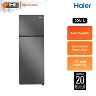 [SAVE 4.0] Haier HRF-IV358H 358L 2-Door Refrigerator Twin Inverter DEO Fresh Chiller Box HRFIV358H Peti Sejuk