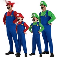Halloween Party Cosplay Anime Adult Super Mario Costume Mario Clothes Stage Performance Costume