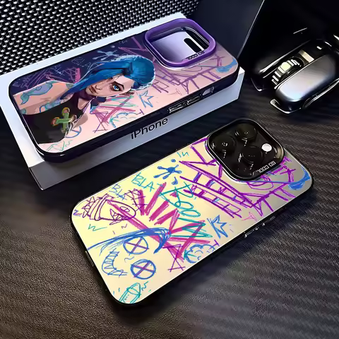 Anime Game Arcane Jinxs Phone Case For Vivo Y78 Y36 Y100 Y27 Y17s Y16 Y02 Y22s V30e V40 V27e V29e S1