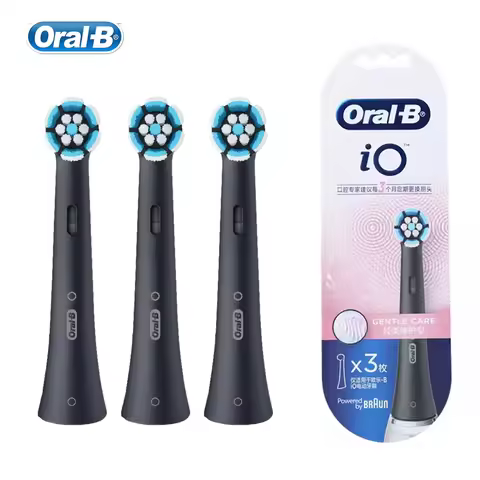 Oral B Electric Toothbrush Heads Oral-B - iO Ultimate Clean Replacement Heads Angled Bristles for De