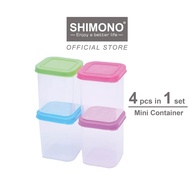 Shimono 4 In 1 Set Mini Container Boxes