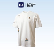 HLA Summer Bear Embroidery Short Sleeve T-Shirt Men - HNTBJ2J656HQF
