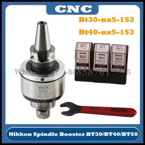 CNC NIKKEN Spindle Speed Increaser Bt30-Nx5-153 Bt40-Nx5-153 BT50 Knife Handle Engraving Machine Acc