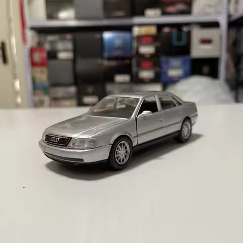 Spot Goods 1:43 Scale Audi A6 C4 1996 Sedan Rare Alloy Simulation Car Model Boy Hobby Collection Sou