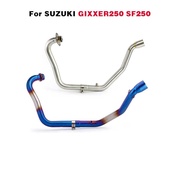 Slip e On For SUZUKI GIXXER 250 GIXXER250 SF250 Motorcycle Exhaust Escape Modified Motorcross Fro