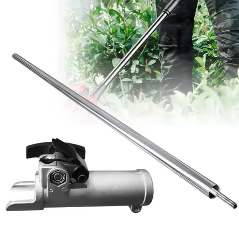 High Branches Chain Saw 75CM Extension Rod Aluminum 26mm/28mm Tube 7/9 Teeth Shaft Quick Connector f