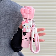 Cartoon Cartoon Pink Kitty Cat Suitable for DJ pocket3 Silicone Pocket Camera Accessories Sports Cam