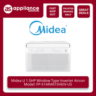 Midea-U Shape 1.5hp Window Inverter Aircon - FP-51ARA015HEIV-U5