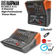 [48V Phantom Power] Harpman Bumble-B41 4 Channel 450W x2 Power Mixer