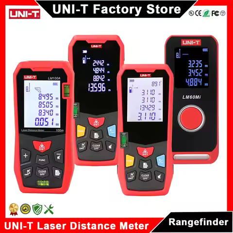 UNI-T Laser Rangefinder LM50A LM70A LM100A LM120A Laser Distance Meter Digital Range Finder Laser Ta