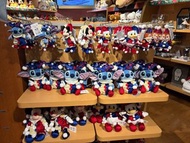 日本迪士尼最新聖誕公仔 史迪仔 大鼻與鋼牙