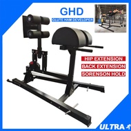 Commercial Adjustable GHD Machine Glute Ham Developer Back Hyper Extension Roman Chair Sit-up Traine