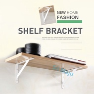 Besi L Hiasan Dinding Tergantung / White Coat Wall Shelf Shelving L Bracket Wall Mount Rack Racking 