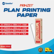 Prinzet Economical Grade Plan Printing Paper Roll - A1