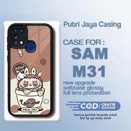 Latest Samsung M31 Case Cute Pumpkin Casing Samsung M31 Hardcase Softcase Glossy