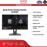 BenQ Zowie Gaming Monitor XL2540K | 24.5 " | 0.5ms | TN Panel | 1920x180(FHD)(240Hz) | HDMI & DP | H