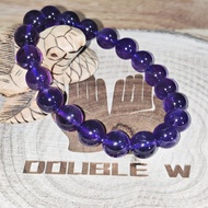 【訂製品】紫水晶 紫晶 濃色 深色 烏拉圭 6-14mm  天然水晶 手串