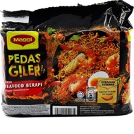 MAGGI PEDAS GILER AYAM BAKAR / SEAFOOD BERAPI