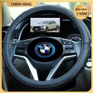 BMW i4 CAR LEATHER STEERING WHEEL COVER 100% SHEEP LEATHER MATERIAL - genuine product