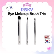 RISKY Eye Makeup Brush Trio / K-BEAUTY
