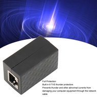 RJ45 Thunder Suppressor Plug and Play Ethernet Surge Protector POE Gigabit for Printer