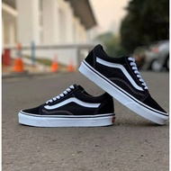 AA33-PRIA Oldschool GRADE ORI VIETNAM BLACK WHITE Shoes VANS Shoes Men And Women