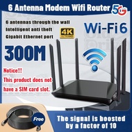 5G Modem Wifi Router 1200Mbps WlFl-6 Boost Internet Speed ​​Faster Unlimited 2.4GHZ 6 Antenna Wifi S